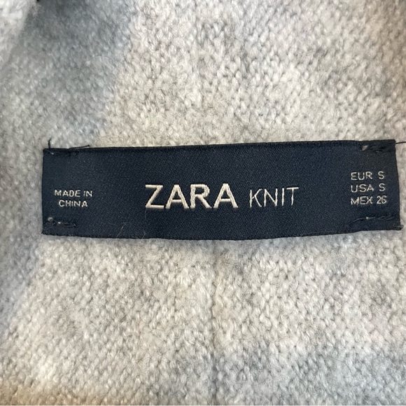 Zara Women's Gray Open Front Cardigan Size Small - Picture 3 of 7